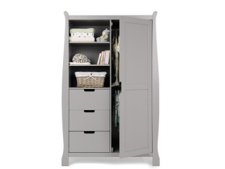 Obaby Stamford Double Wardrobe - Warm Grey 2