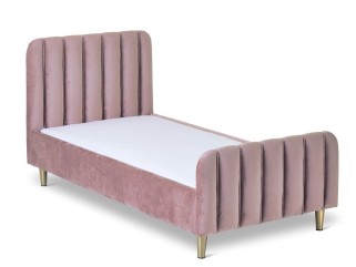Obaby Gatsby Velvet Toddler Bed - Velvet Pink 2