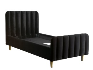 Obaby Gatsby Velvet Toddler Bed - Velvet Black 2