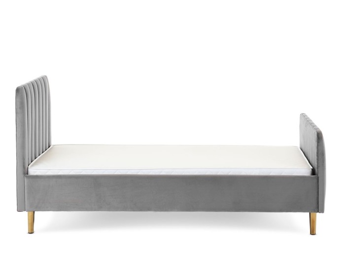 Obaby Gatsby Velvet Single Bed - Velvet Grey