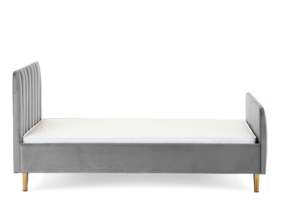 Obaby Gatsby Velvet Single Bed - Velvet Grey