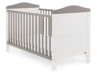 Obaby Whitby 3 Piece Room Set - White with Taupe grey 2