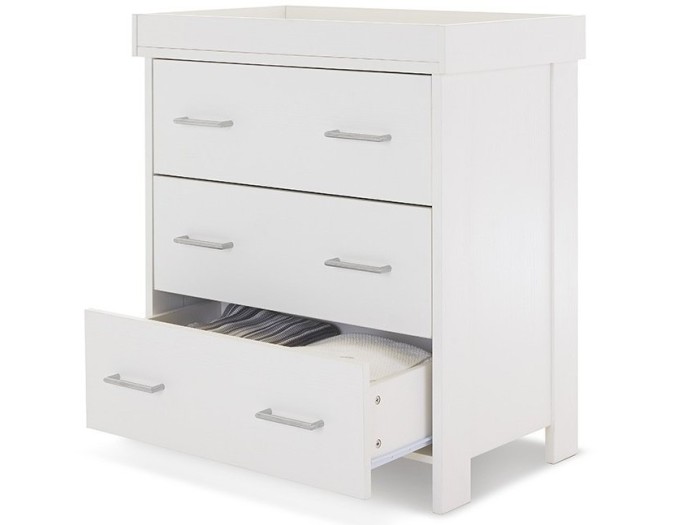 Obaby Nika Mini 3 Piece Room Set - White Wash