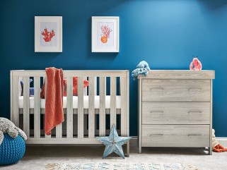 Obaby Nika Mini 2 Piece Room Set - Grey Wash