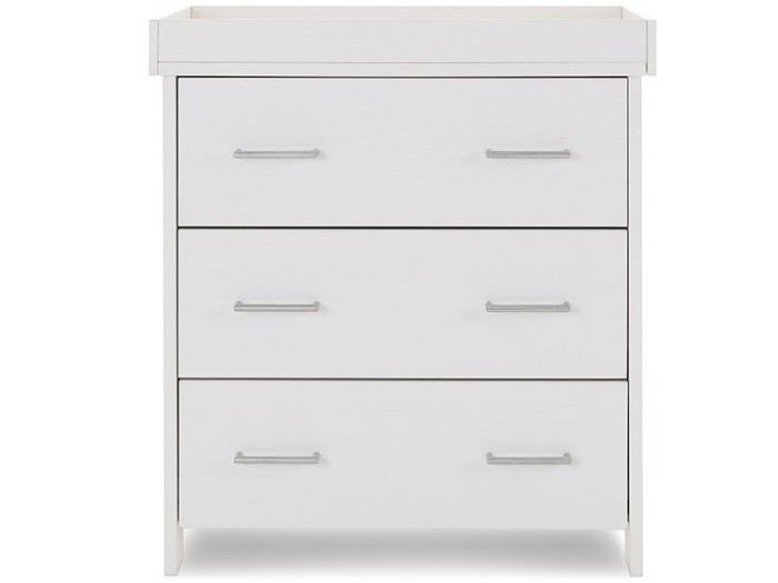 Obaby Nika 3 Piece Room Set - White Wash