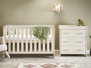 Obaby Nika 2 Piece Room Set - Oatmeal