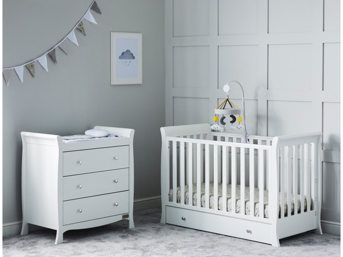 Ickle Bubba Snowdon Mini 2 PC Furniture Set - White