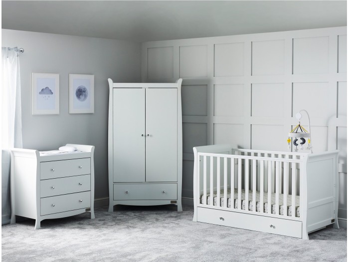 Ickle Bubba Snowdon Classic 3 PC Furniture Set - White
