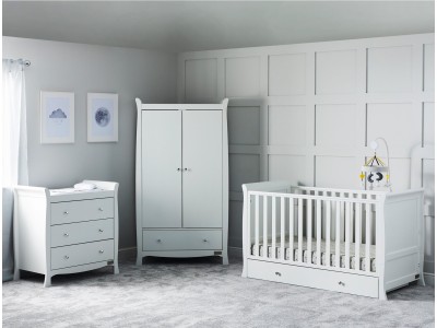 Ickle Bubba Snowdon Classic 3 PC Furniture Set - White