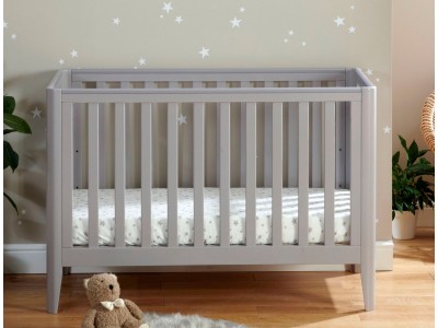 Babymore Iris mini Cot Bed – Grey