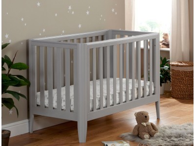 Babymore Iris mini Cot Bed – Grey