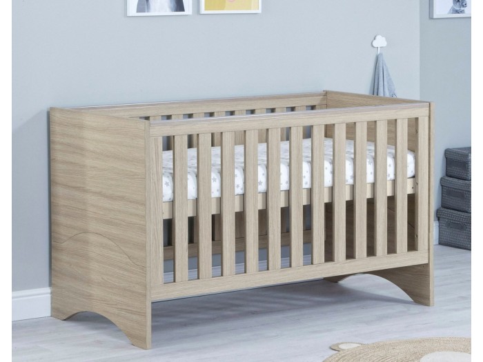 Babymore Veni Cot Bed – Oak