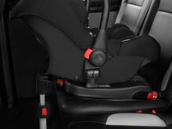 Ickle Bubba Galaxy Car Seat & Isofix Base with Black Hood - Black
