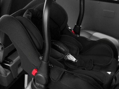 Ickle Bubba Galaxy Car Seat & Isofix Base with Black Hood - Black