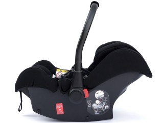 Ickle Bubba Galaxy Car Seat & Isofix Base with Black Hood - Black 2