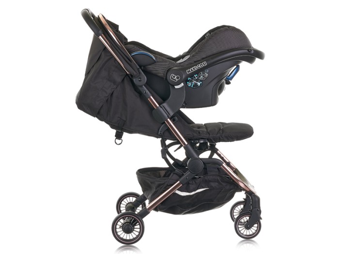 Obaby Roo Stroller - Black & Rose