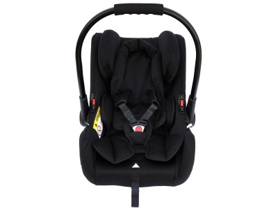 Ickle Bubba Galaxy Car Seat & Isofix Base with Black Hood - Black