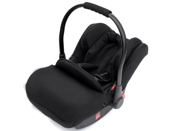 Ickle Bubba Galaxy Car Seat & Isofix Base with Black Hood - Black