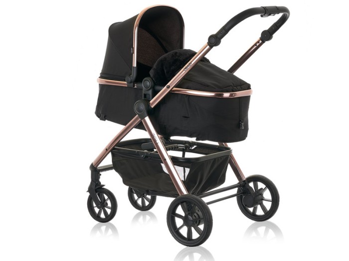 Obaby Zoli Stroller - Black & Rose Gold