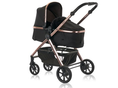 Obaby Zoli Stroller - Black & Rose Gold