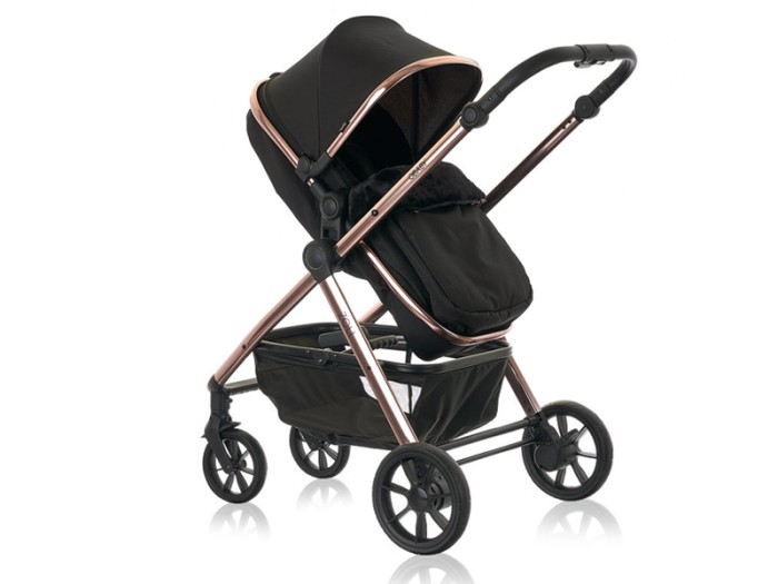 Obaby Zoli Stroller - Black & Rose Gold