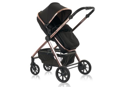 Obaby Zoli Stroller - Black & Rose Gold