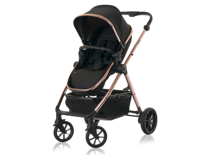Obaby Zoli Stroller - Black & Rose Gold