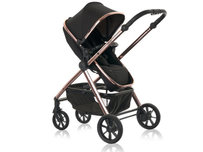 Obaby Zoli Stroller - Black & Rose Gold