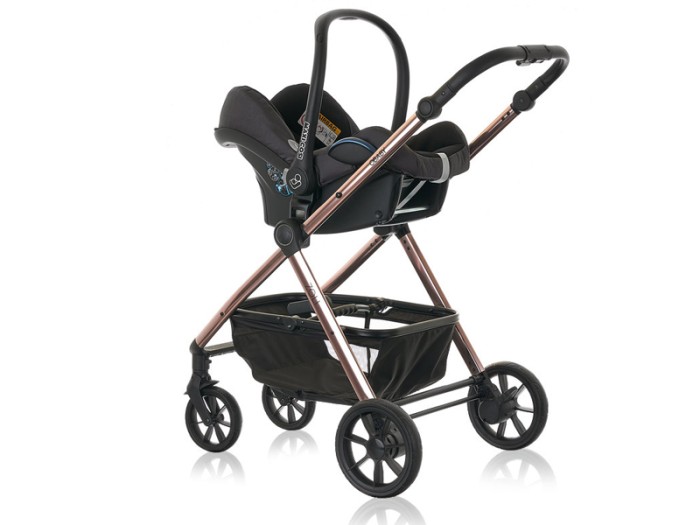 Obaby Zoli Stroller - Black & Rose Gold
