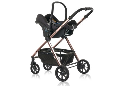 Obaby Zoli Stroller - Black & Rose Gold
