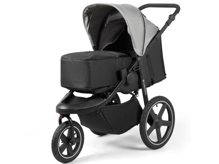 Ickle Bubba Venus Prime Jogger I-Size Travel System with Newborn Cocoon & Isofix Base (Stratus)