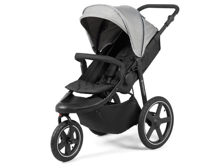 Ickle Bubba Venus Prime Jogger I-Size Travel System with Newborn Cocoon & Isofix Base (Stratus)