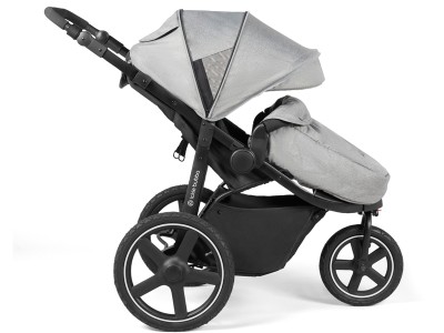 Ickle Bubba Venus Prime Jogger I-Size Travel System with Newborn Cocoon & Isofix Base (Stratus)