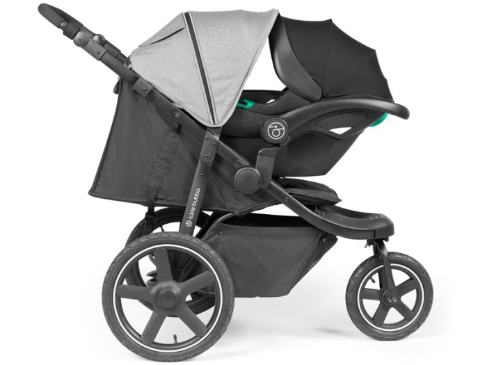 Ickle Bubba Venus Prime Jogger I-Size Travel System with Newborn Cocoon & Isofix Base (Stratus)