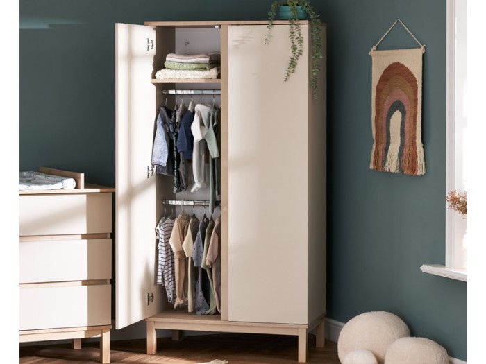 Obaby Astrid Double Wardrobe- Satin