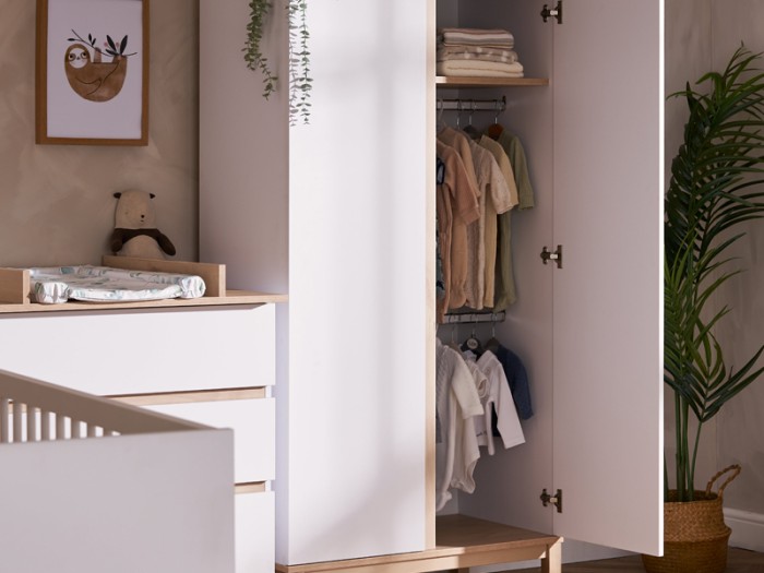 Obaby Astrid 3 Piece Room Set - White