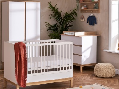 Obaby Astrid Mini 3 Piece Room Set - White