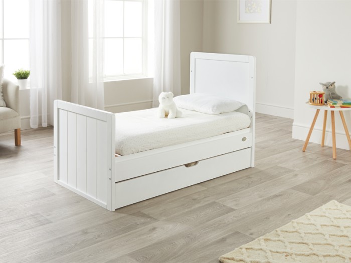 ABI cot bed | White cotbed | toddler bed | cotbed with drawer storage