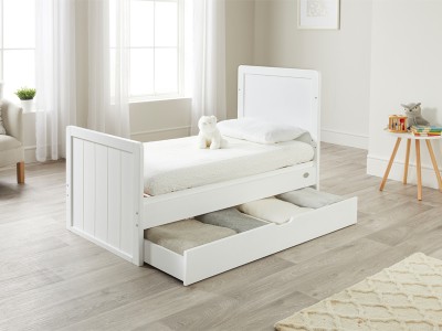 ABI cot bed | White cotbed | toddler bed | cotbed with drawer storage