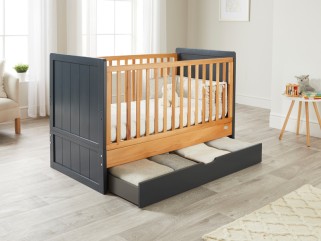 ABI cot bed | modern cotbed | toddler bed | cotbed with drawer storage 2