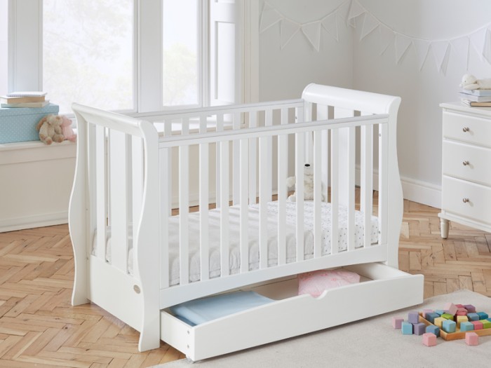 Lillian mini cot bed, toddler bed, sofa bed, day bed, White cot bed
