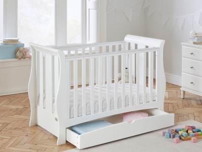 Lillian mini cot bed, toddler bed, sofa bed, day bed, White cot bed