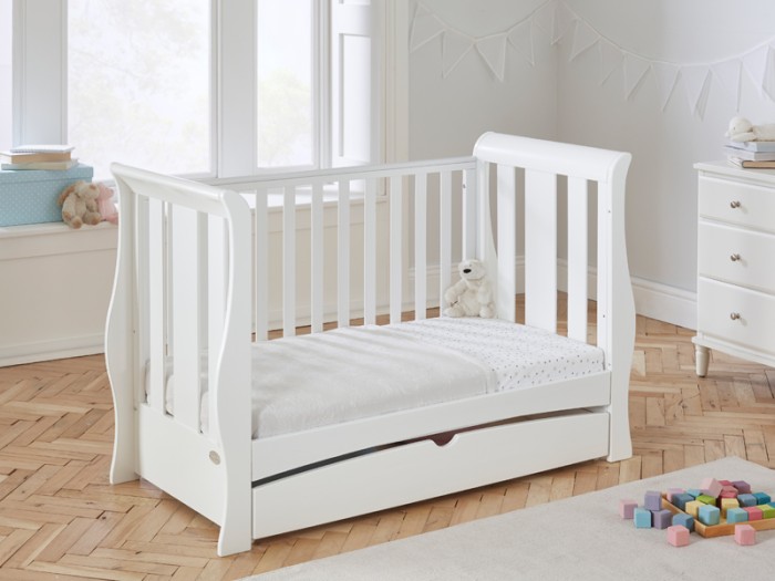 Lillian mini cot bed, toddler bed, sofa bed, day bed, White cot bed