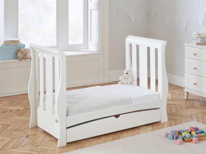 Lillian mini cot bed, toddler bed, sofa bed, day bed, White cot bed