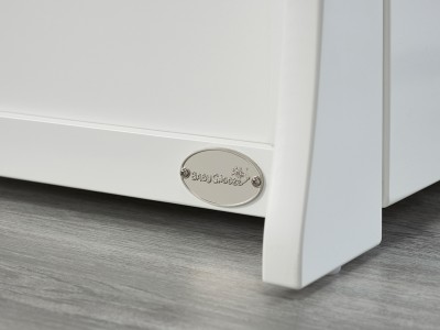 Lillian White Sleigh Cot / Toddler Bed