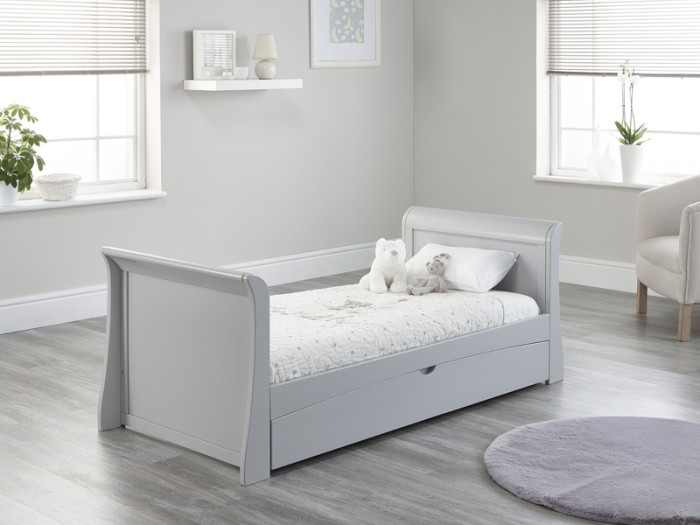 Lillian Grey Sleigh Cot Bed / Toddler Bed