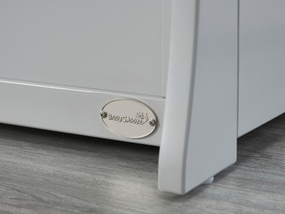 Lillian Grey Sleigh Cot Bed / Toddler Bed