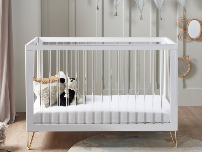Babymore Kimi cot bed - Acrylic