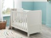 Babymore Caro Mini Cot Bed - White Wash