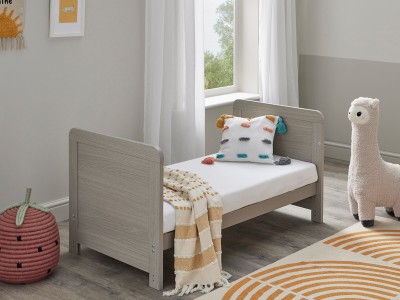 Babymore Caro Mini Cot Bed - Grey Wash